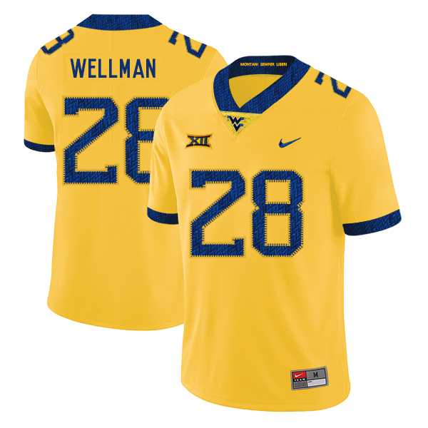 West Virginia Mountaineers 28 Elijah Wellman Yellow College Football Jersey Dzhi,We sell and wholesale West Virginia Mountaineers 28 Elijah Wellman Yellow College Football Jersey Dzhi on line form chian!